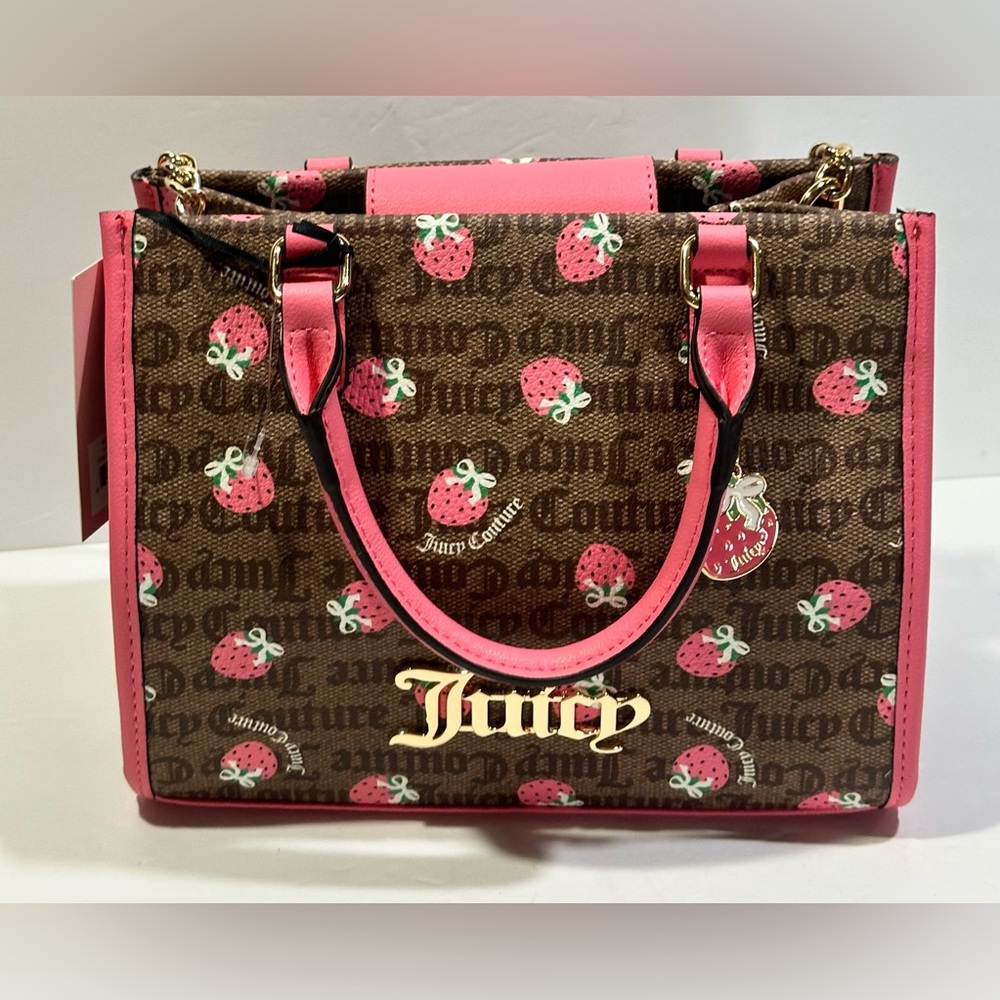 Juicy Couture Berry Sweet Mini Tote Crossbody Bag